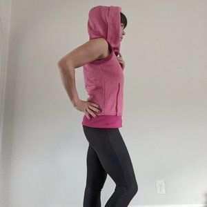 Burton Dryride fleece hooded vest. Size S